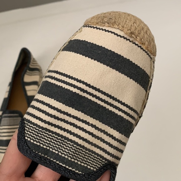 G.H. Bass Canvas Striped Jute Jenna Flats - Picture 4 of 12